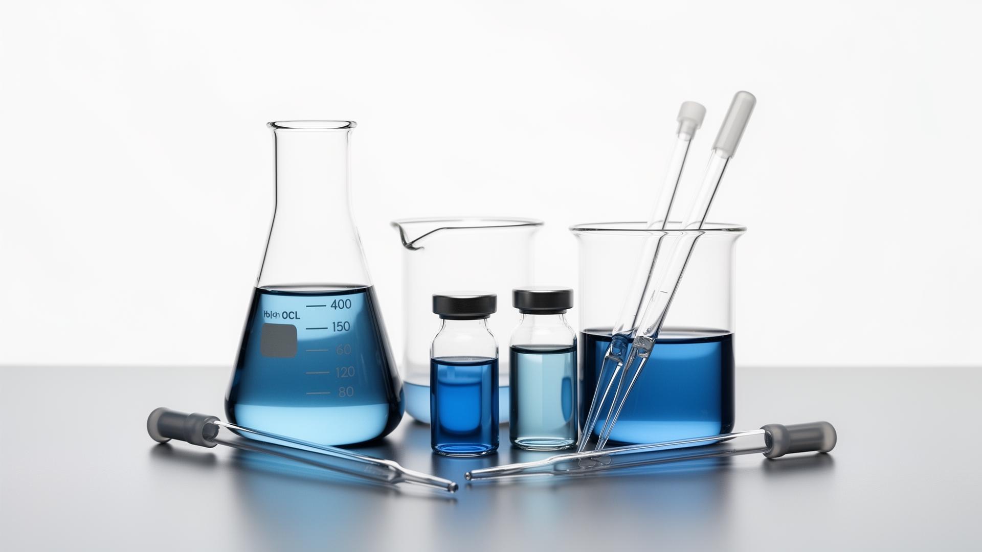 Laboratory beakers and analytical glassware
